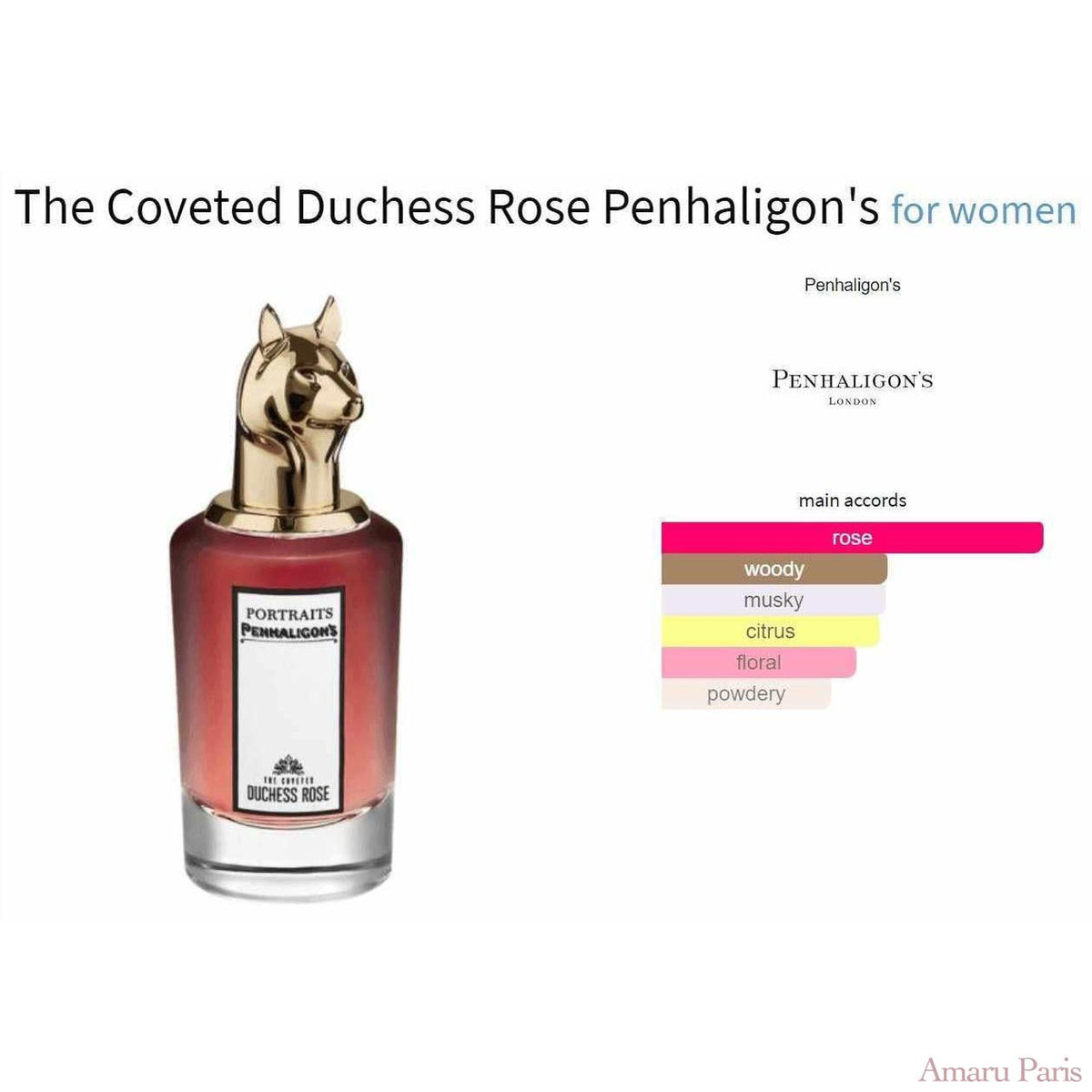 The Coveted Duchess Rose Penhaligon's for women Decant Fragrance Samples - ParfumAmaruParis