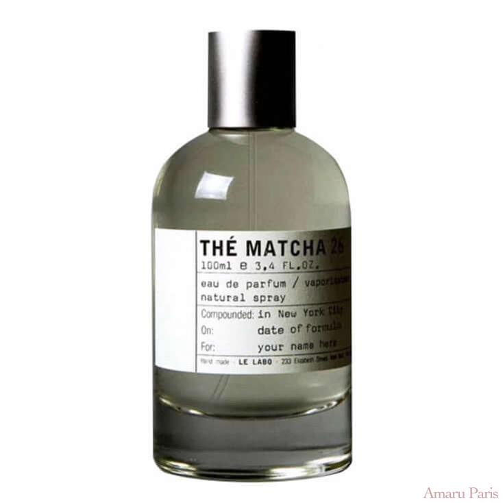 The Matcha 26 de Le Labo – flacon original et fiole décant Amaru Paris