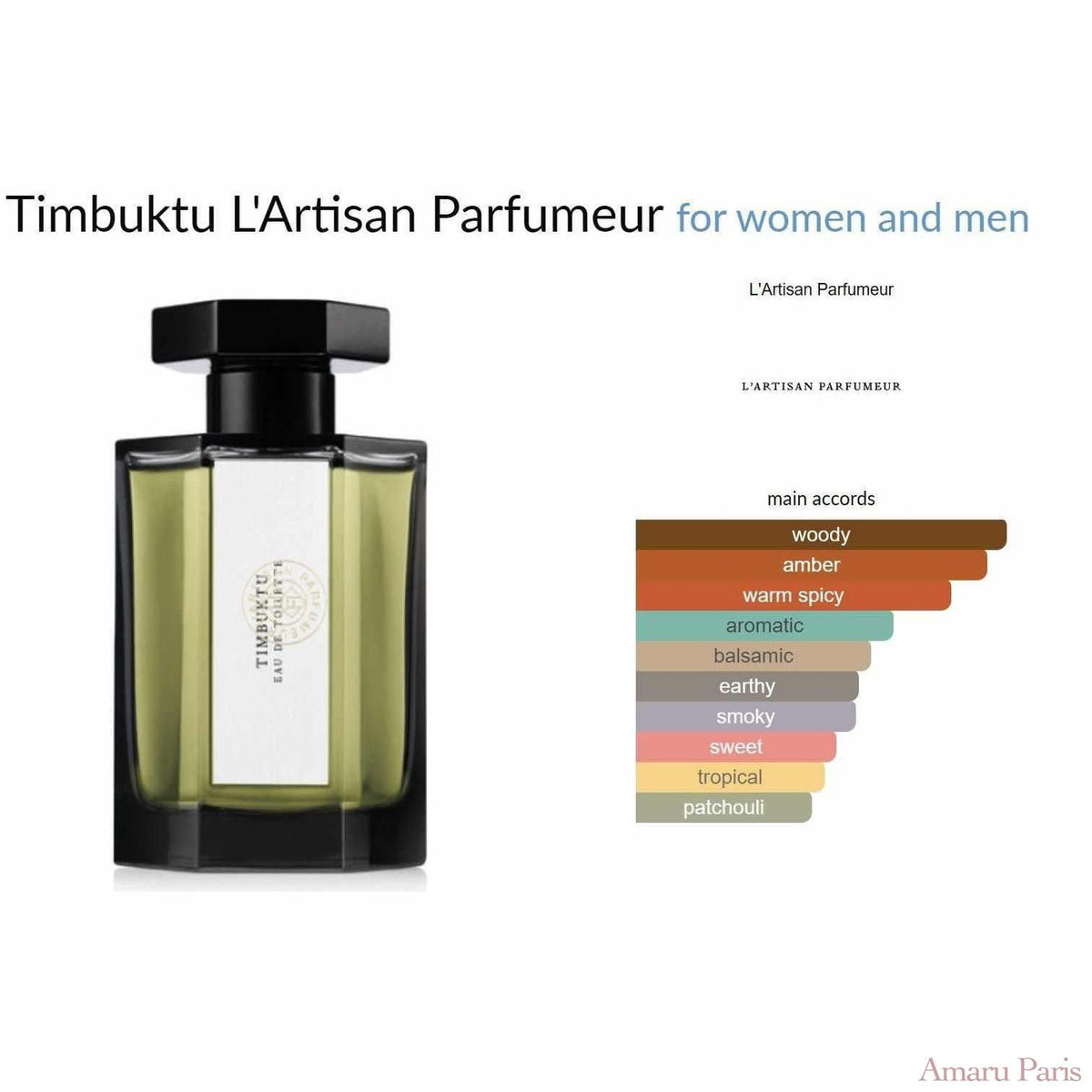 Timbuktu L'Artisan Parfumeur for women and men - ParfumAmaruParis