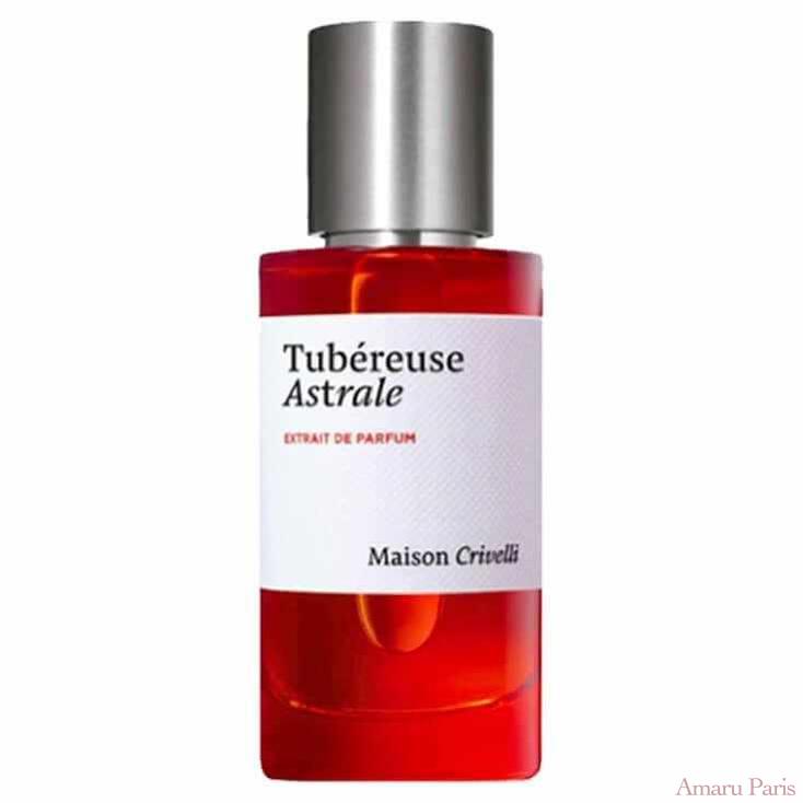Tubéreuse Astrale de Maison Crivelli – flacon original et fiole décant Amaru Paris