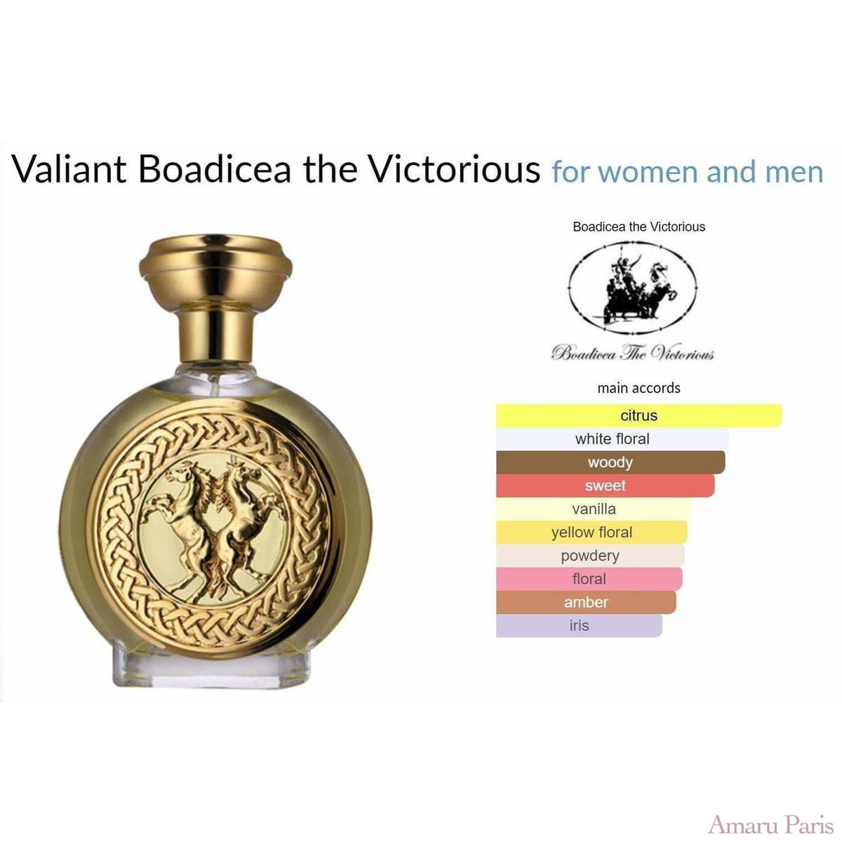 Valiant Boadicea the Victorious for women and men - ParfumAmaruParis