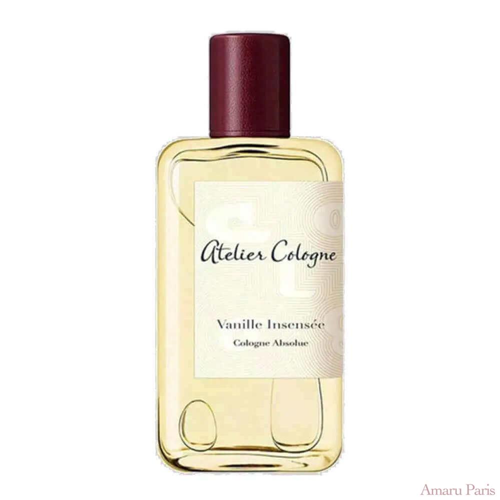 Vanille Insensée d'Atelier Cologne – flacon original et fiole décant Amaru Paris