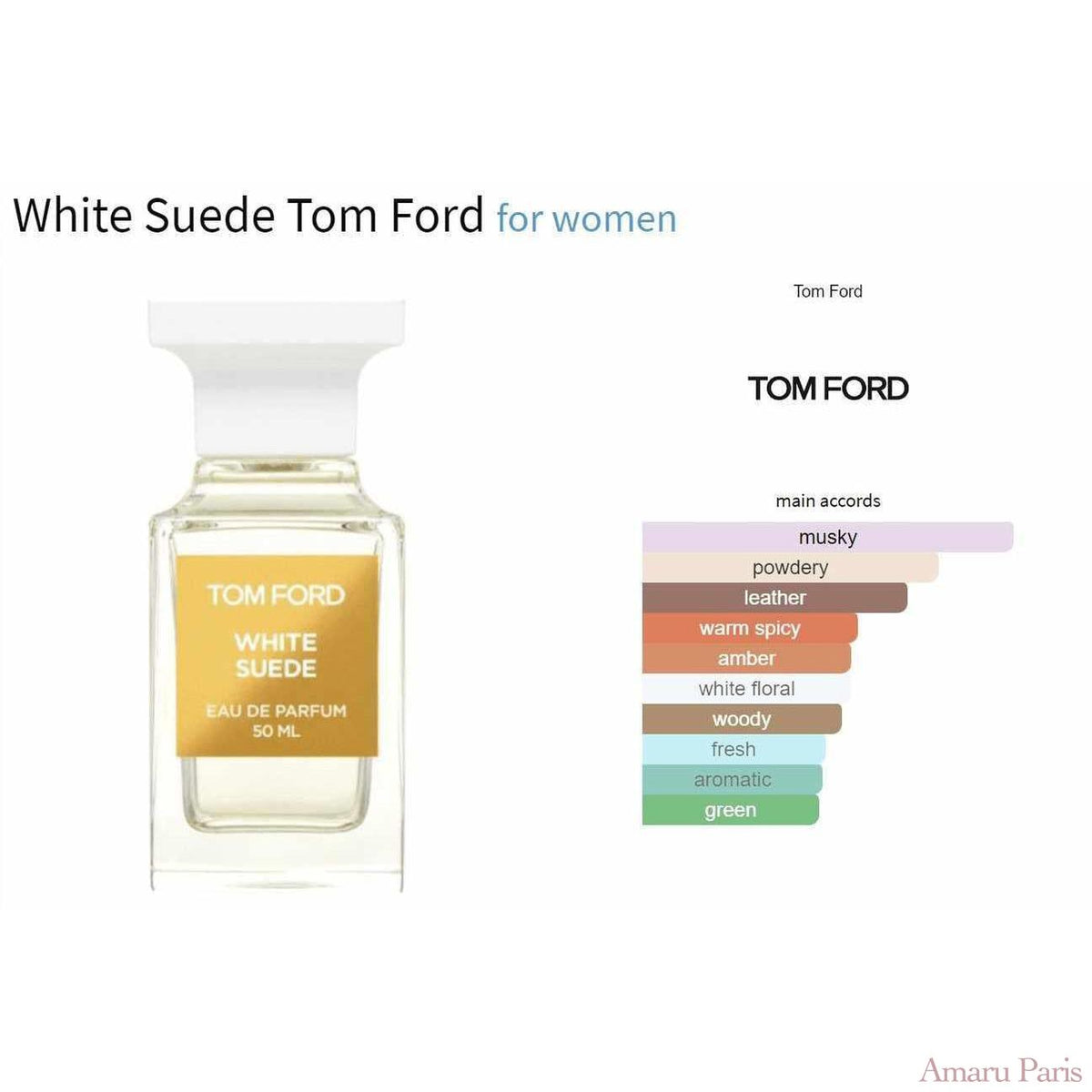 White Suede Tom Ford for women Decant Fragrance Samples - ParfumAmaruParis