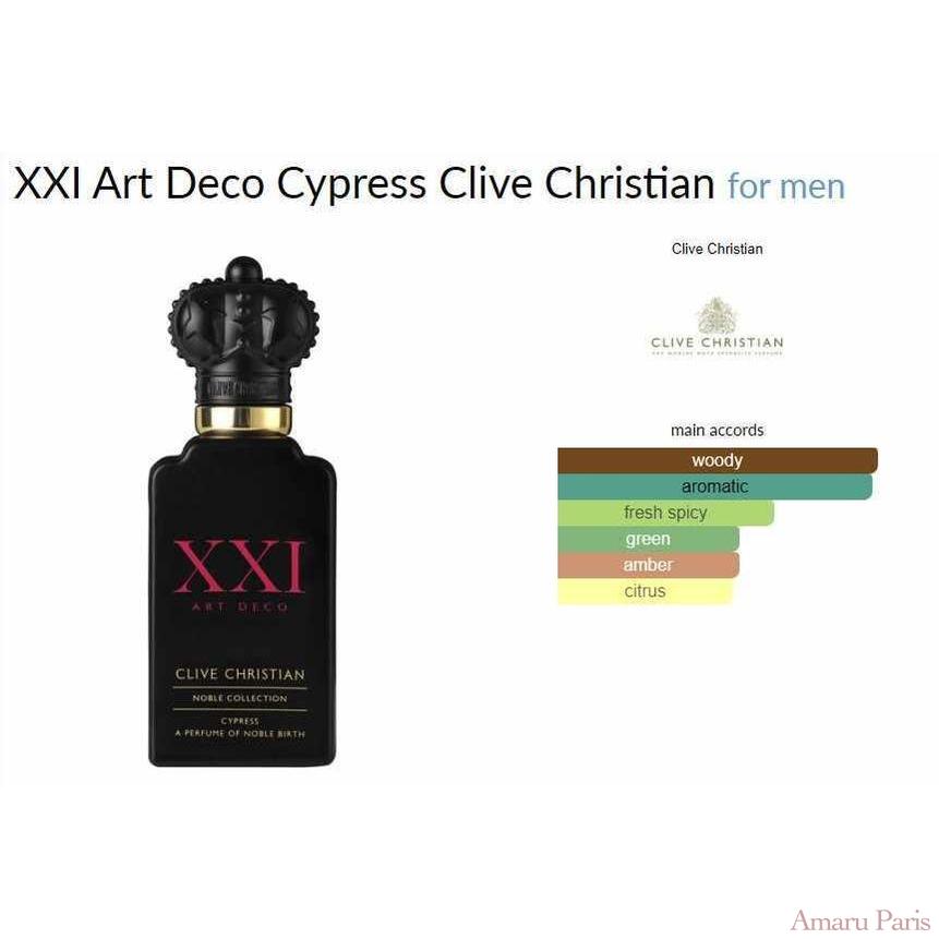 XXI Art Deco Cypress Clive Christian for men - ParfumAmaruParis